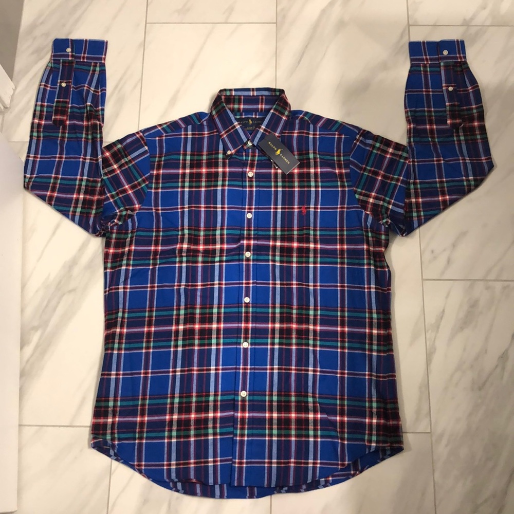 NWT Men’s Ralph Lauren Button Down Shirt - Picture 1 of 5